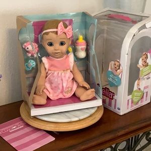 Luvabella Blond Hair, Responsive Baby Doll with Real Expressions and Movement